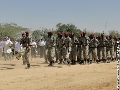 L'armée nationale tchadienne défile à son tour