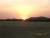 Levée de soleil sur la brousse